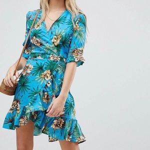 Gorgeous Blue Floral Dress